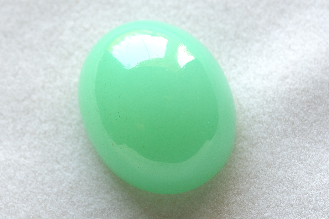 クリソプレーズ（オーストラリア産）【58】ルース・カボション（19.5×16mm）