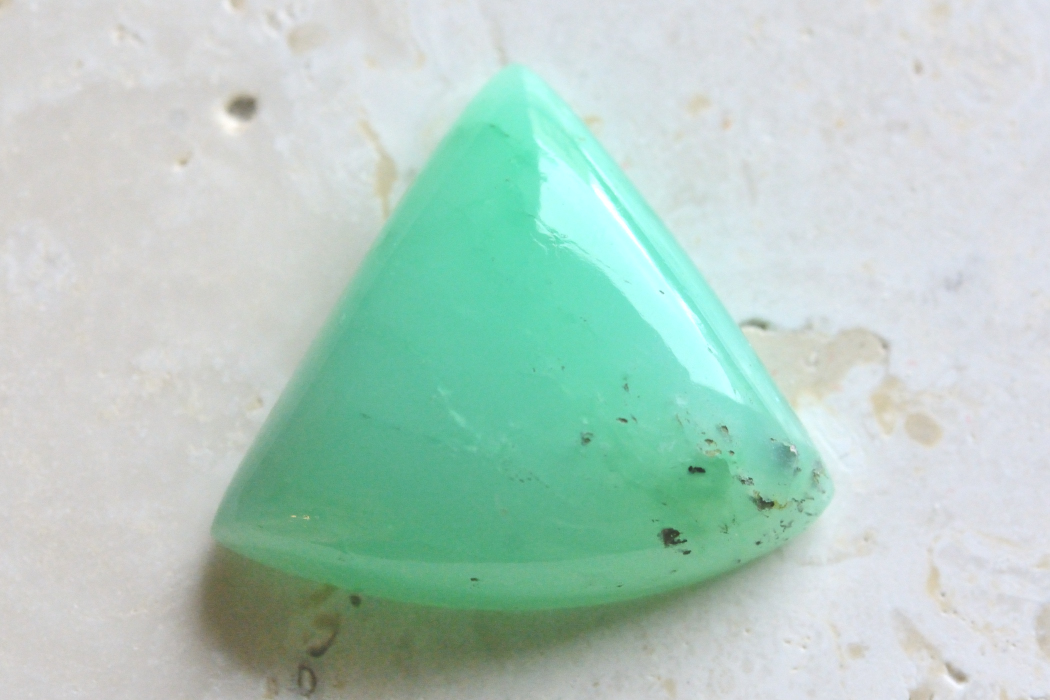 クリソプレーズ【72】ルース・カボション　（23.5×26mm）