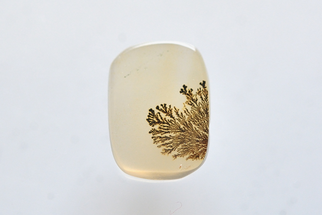 デンドリティックアゲート【23】ルース・カボション　（8.5×6.5mm）