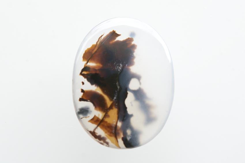 デンドリティックアゲート【41】天然石ルース・カボション　（22.5×17mm）