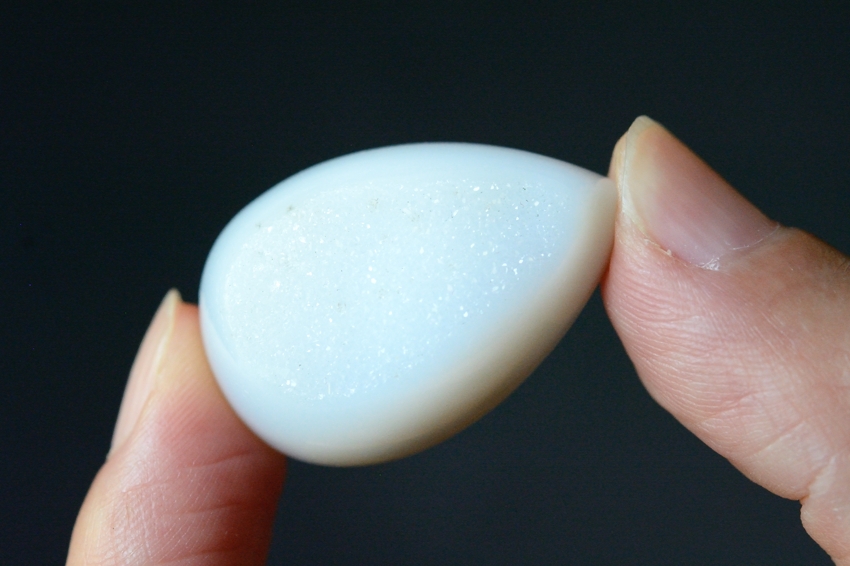 ドゥルジーアゲート【2】天然石ルース・カボション（30×20mm）