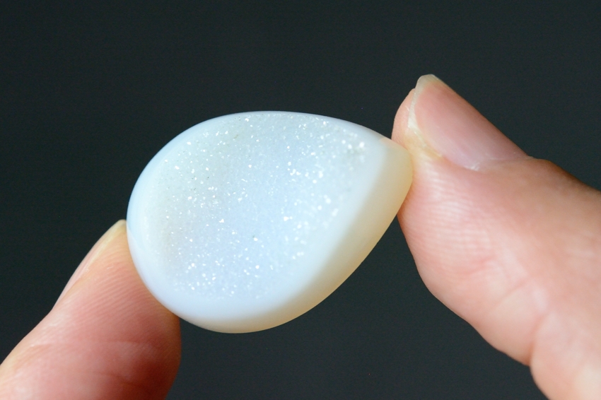 ドゥルジーアゲート【8】天然石ルース・カボション（25×18mm）