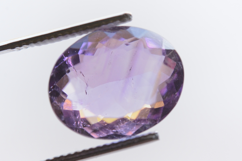 ファントムアメジスト【45】天然石ルース（14.5×12mm）