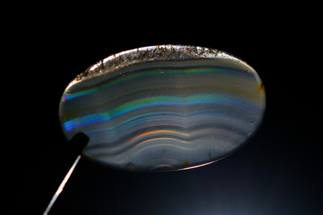 イリスアゲート【2】ルース・カボション（29×17.5mm）