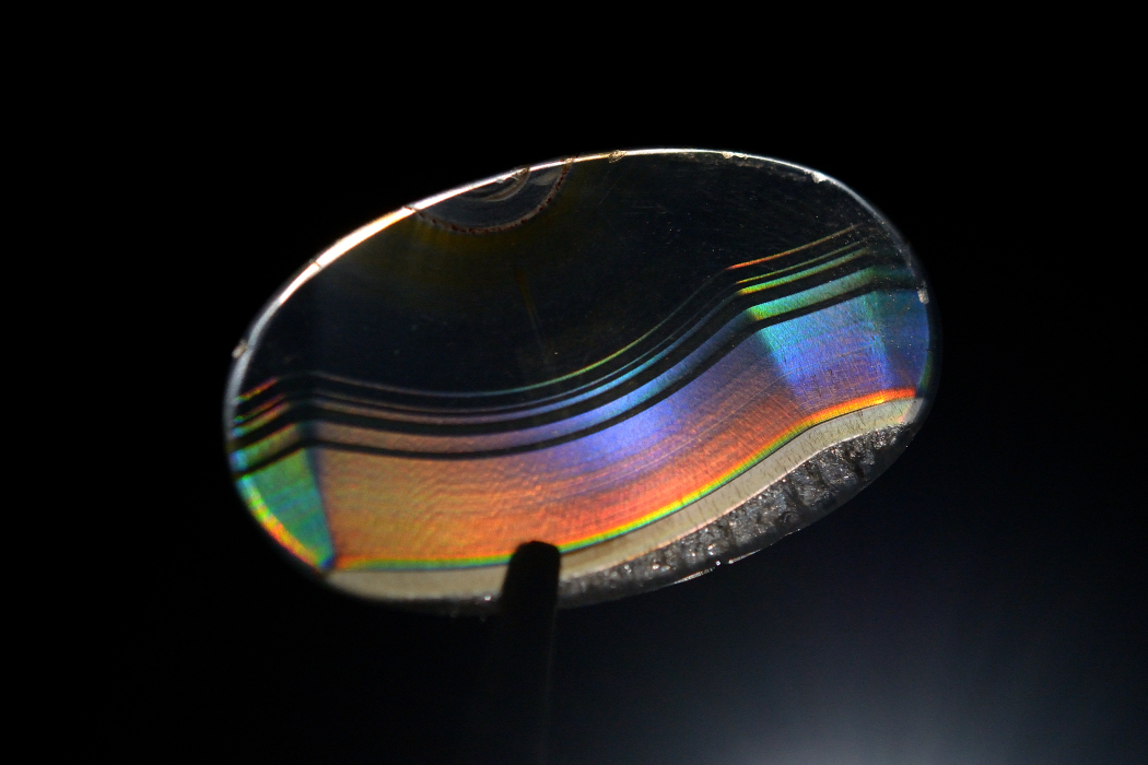 イリスアゲート【5】ルース・カボション（31.5×19mm）