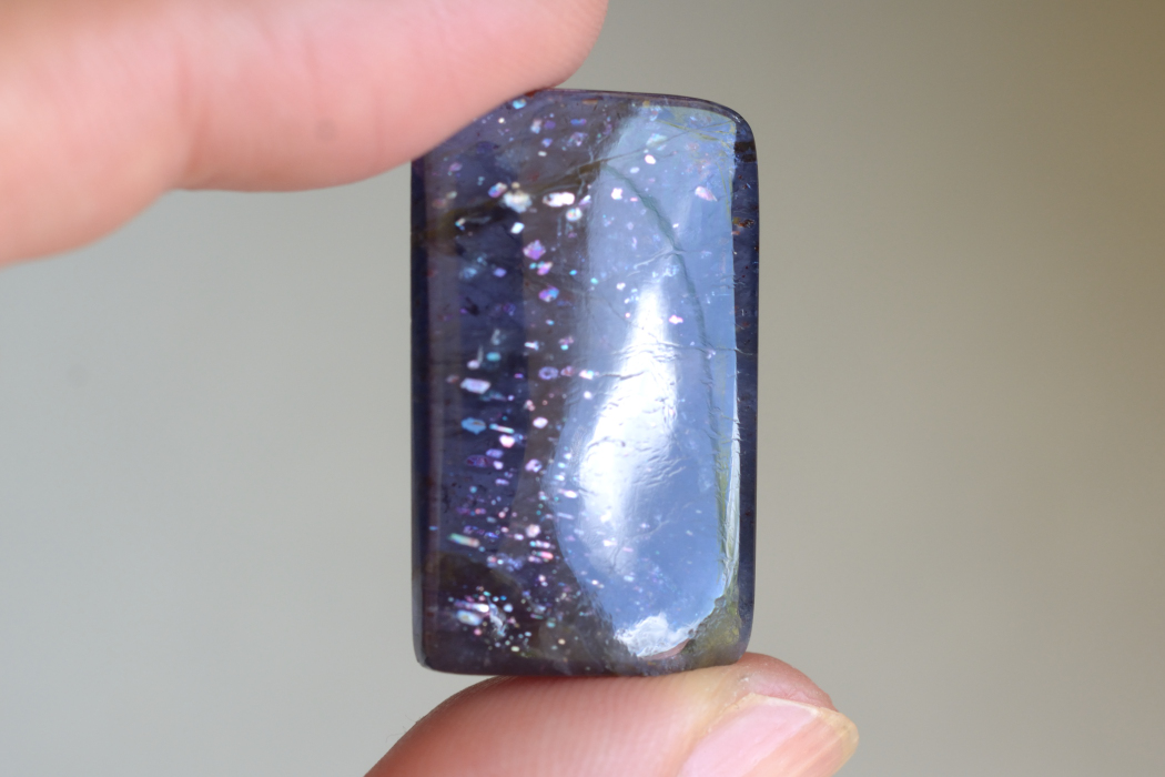 アイオライトサンストーン【37】ルース・カボション（×ｍm）