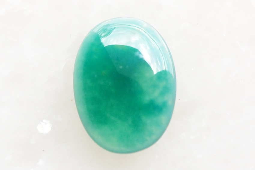 ジェムシリカ【21】天然石ルース・カボション（13×9.5mm）