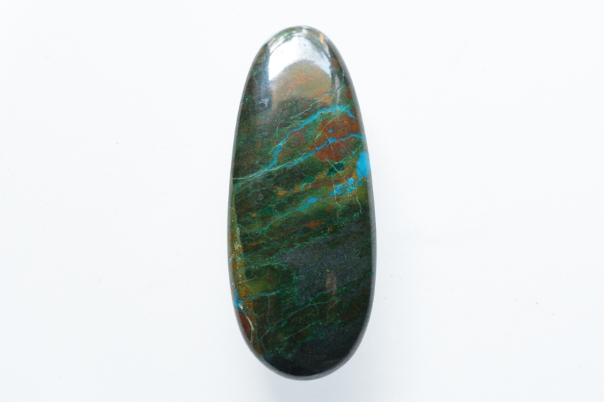 クリソコラ【22】天然石ルース・カボション（42×17mm）