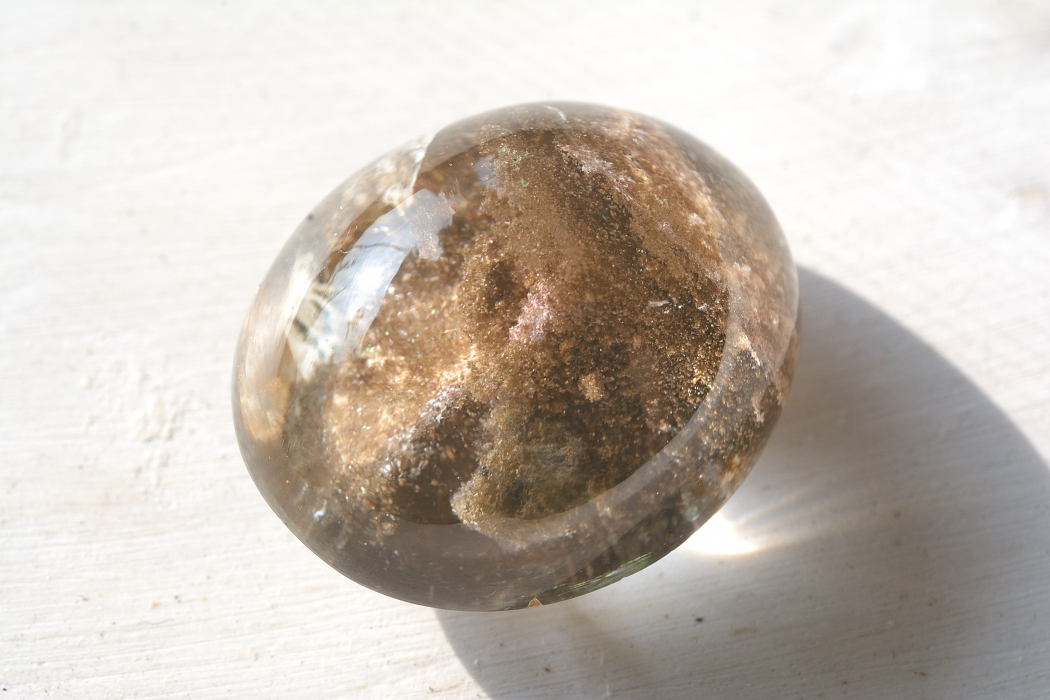 ガーデンクォーツ【37】　ルース・カボション（24.5×21mm）