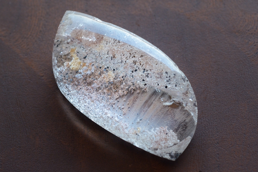 レムリアンシードクリスタル　【28】　ルース・カボション　（43.5×22mm）