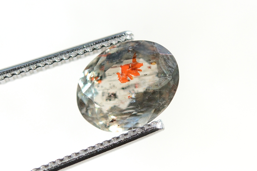 オレゴンサンストーン【12】天然石ルース・カボション　（10.5×8mm）