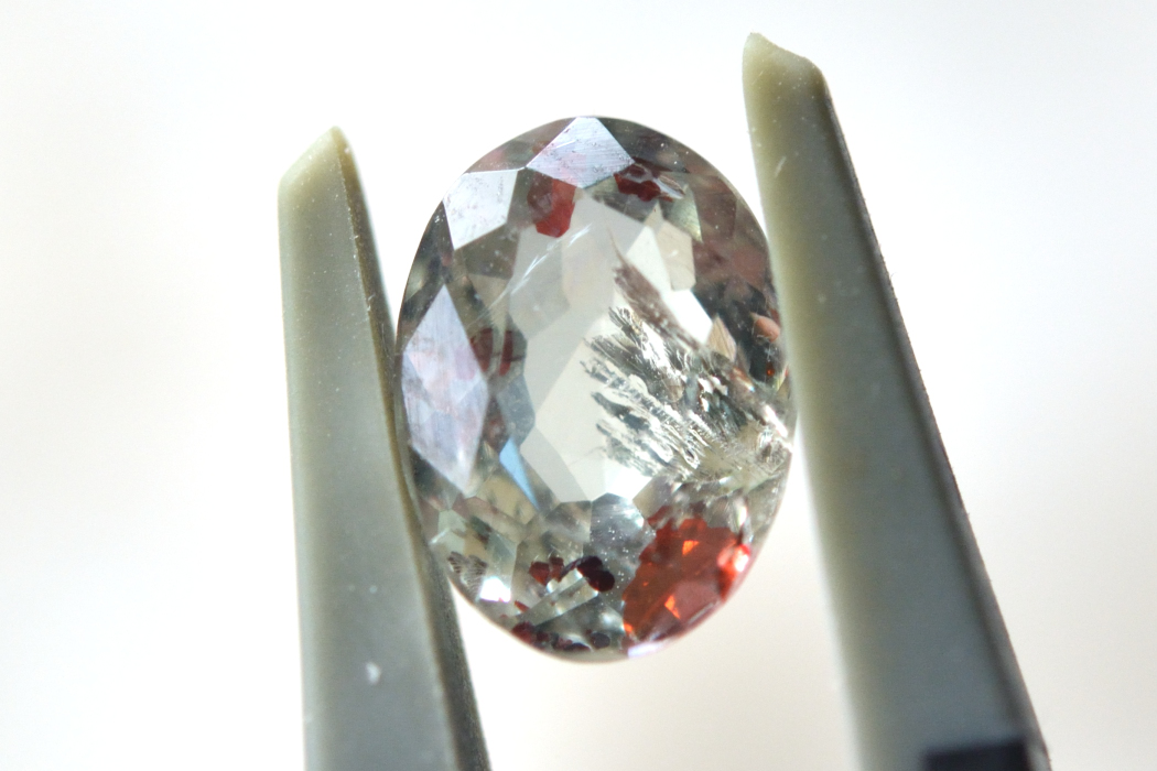 オレゴンサンストーン【28】ルース・カボション　（8×6mm）