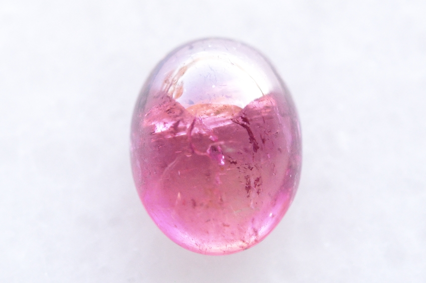 ピンクトルマリン【35】天然石ルース・カボション（13×10mm）