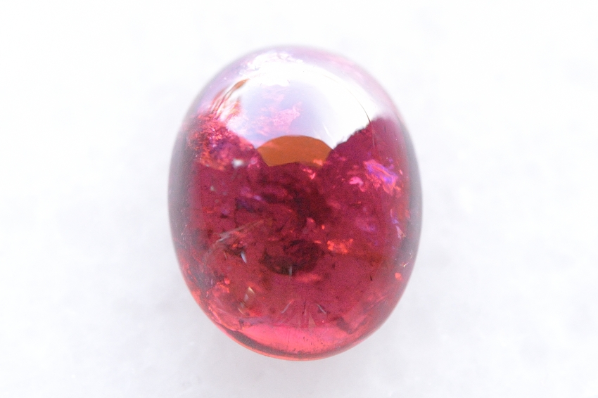 ピンクトルマリン【38】天然石ルース・カボション（14×11mm）