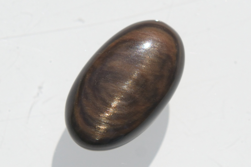 オブシディアン【1】ルース・カボション（19.5×11.5mm）