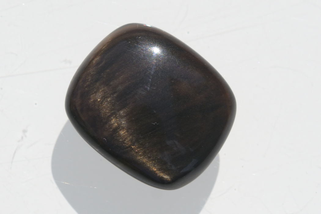 オブシディアン【7】ルース・カボション（20.5×17.5mm）