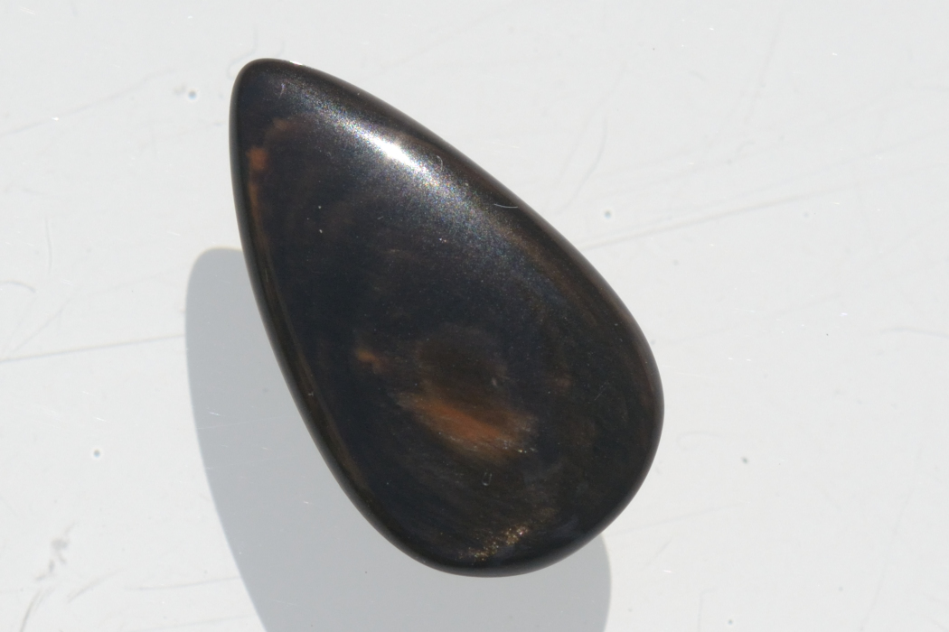 オブシディアン【9】ルース・カボション（22×12.5mm）