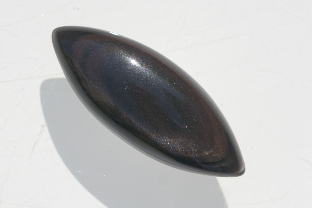 オブシディアン【14】ルース・カボション（34×13.5mm）