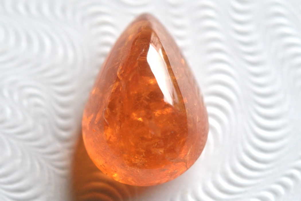 スぺサルティン（マンダリン）ガーネット【14】ルース・カボション（8.5×8.5mm）