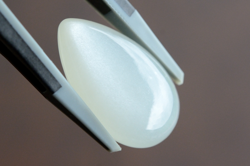 ホワイトムーンストーン【6】ルース・カボション