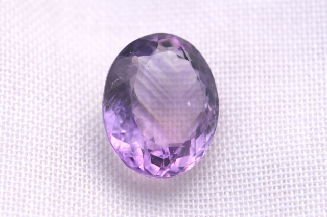 ファントムピンクラベンダーアメジスト【25】ルース・ファセットカット（13×10mm）