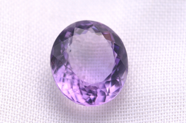 ピンクラベンダーアメジスト【27】ルース・ファセットカット（13.5×12mm）