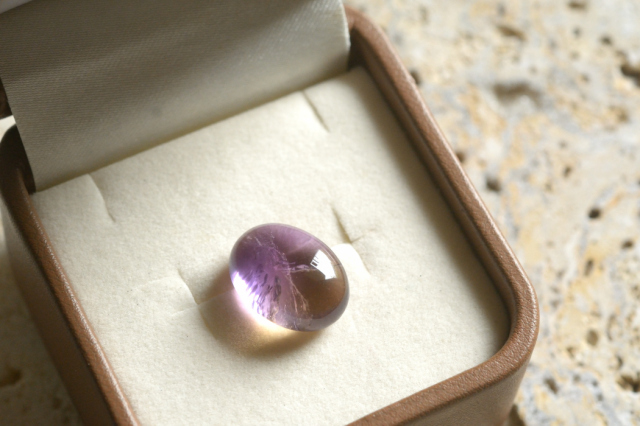 アメトリン【14】ルース・カボション（15×11mm）