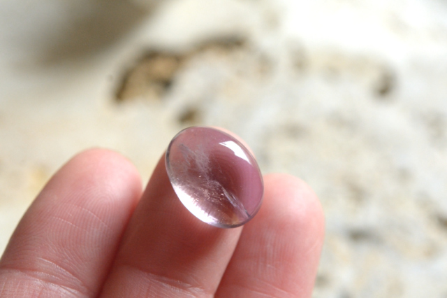 アメトリン【15】ルース・カボション（15.5×11.5mm）