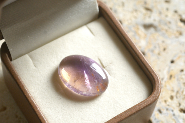 アメトリン【21】ルース・カボション（21.5×16mm）