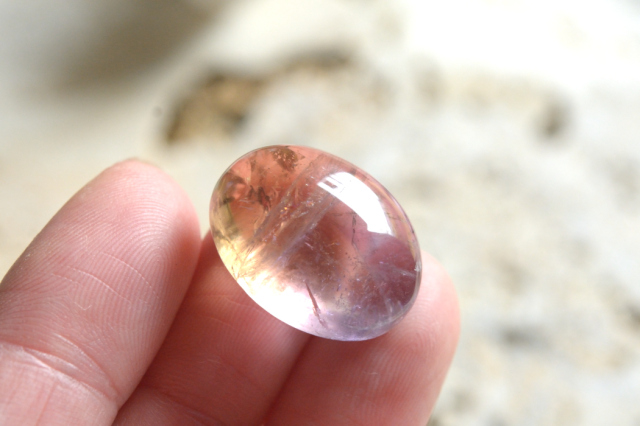 アメトリン【22】ルース・カボション（21×16mm）