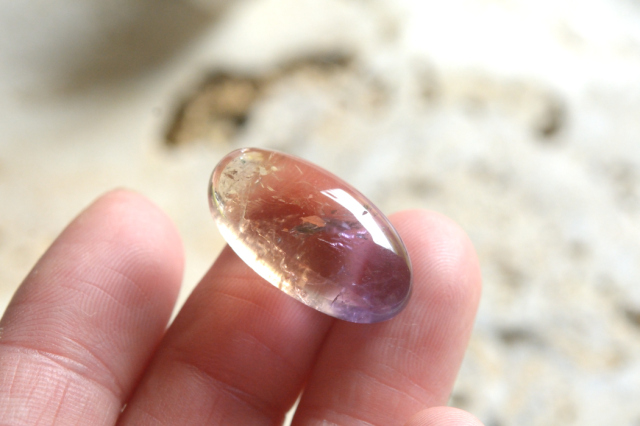 アメトリン【23】ルース・カボション（23×12.5mm）
