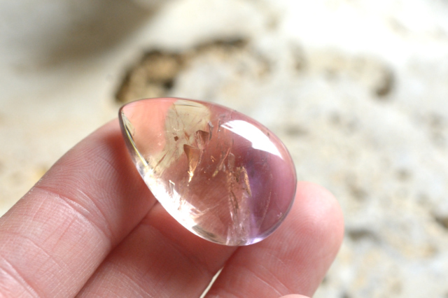 アメトリン【26】ルース・カボション（29.5×19.5mm）