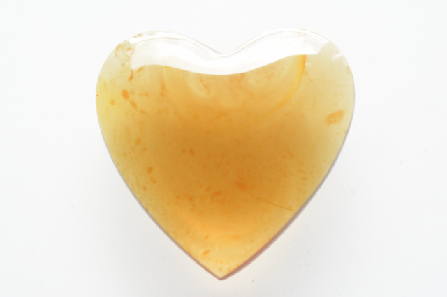 ブルーアンバー【27】天然石ルース・カボション（27.5×28.5mm）