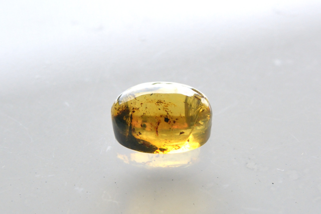 アンバー（琥珀）【48】天然石ルース・カボション（14×9.5mm）