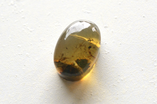アンバー（琥珀）【48】天然石ルース・カボション（14×9.5mm）