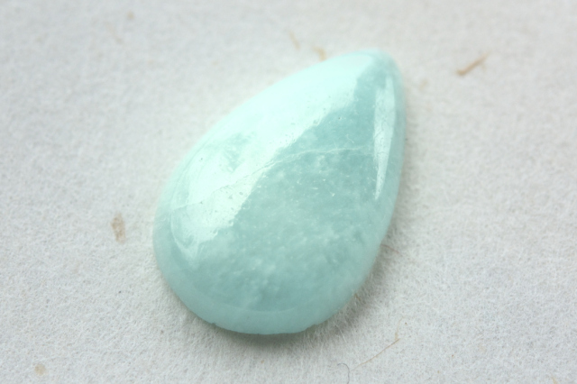 ブルーアラゴナイト【12】ルース・カボション（22×14.5mm）