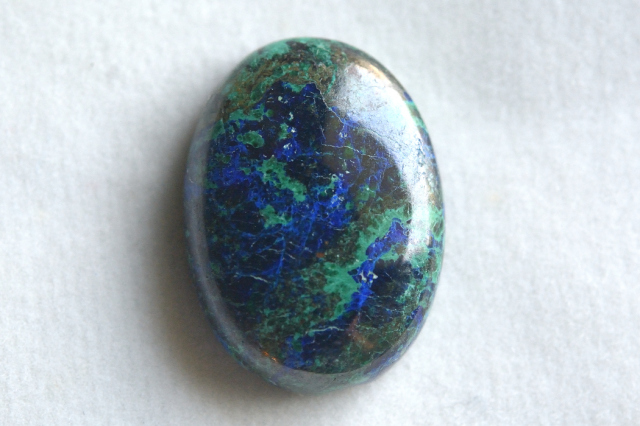アズライト（アズマラカイト）【25】ルース・カボション（18×13mm）