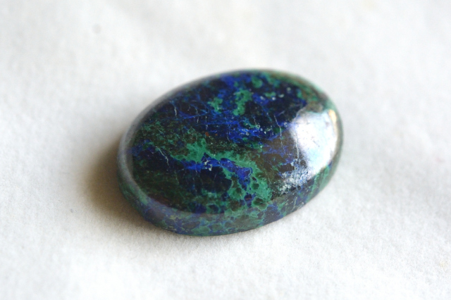 アズライト（アズマラカイト）【25】ルース・カボション（18×13mm）