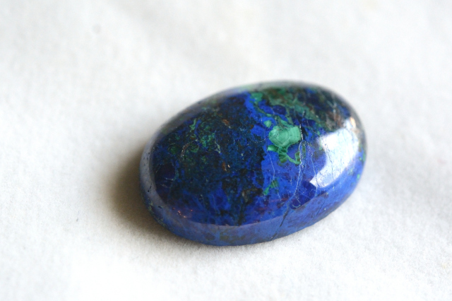 アズライト（アズマラカイト）【26】ルース・カボション（18×13mm）