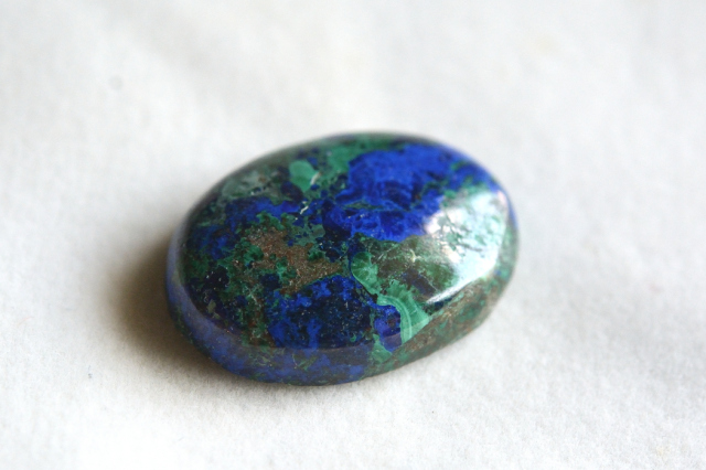 アズライト（アズマラカイト）【27】ルース・カボション（18×13mm）
