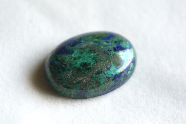 アズライト（アズマラカイト）【29】ルース・カボション（18×13mm）