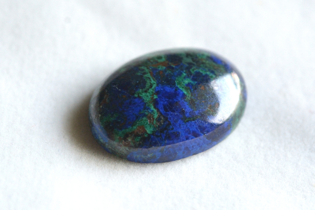 アズライト（アズマラカイト）【32】ルース・カボション（18×13mm）