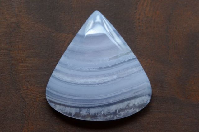 ブルーレースアゲート【15】天然石ルース・カボション（32×30.5mm）