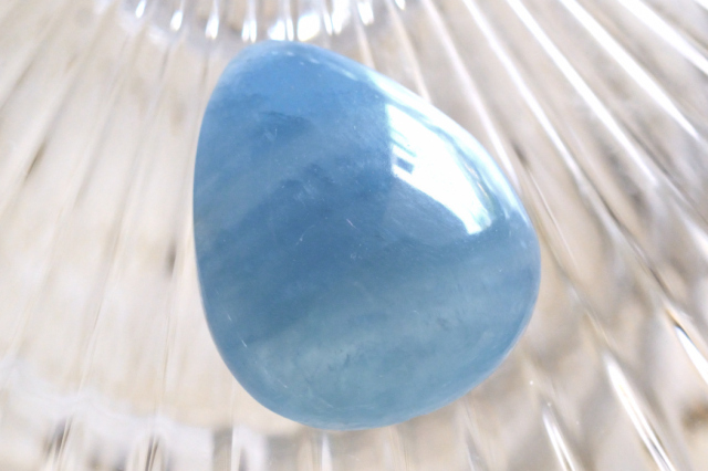 ブルーカルサイト(レムリアン・アクアティン・カルサイト)【6】ルース・カボション（26×21mm）