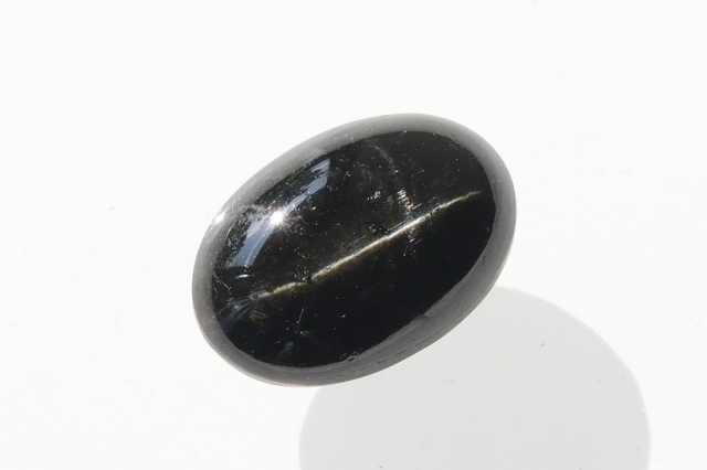 ブラックスター【10】天然石ルース・カボション　（16×11mm）