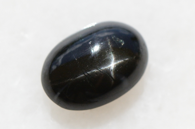 ブラックスター【21】天然石ルース・カボション　（17×12mm）