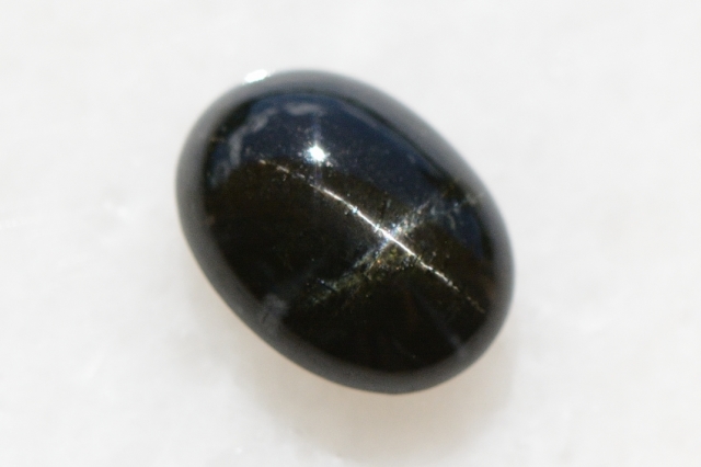 ブラックスター【24】天然石ルース・カボション　（17×13mm）