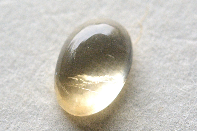 シトリン【7】ルース・カボション（12×8mm）