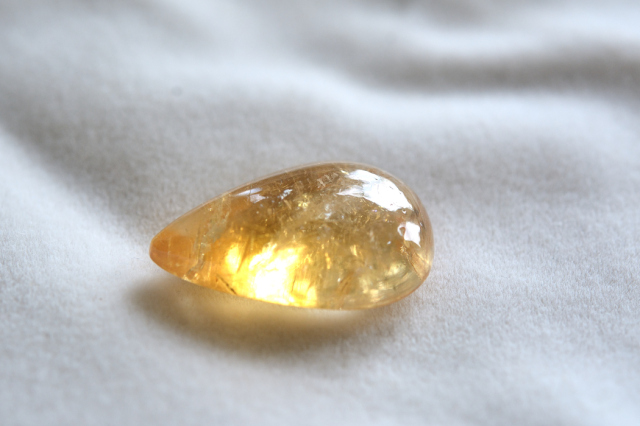 天然】シトリン 捲り ルース 27.6g 