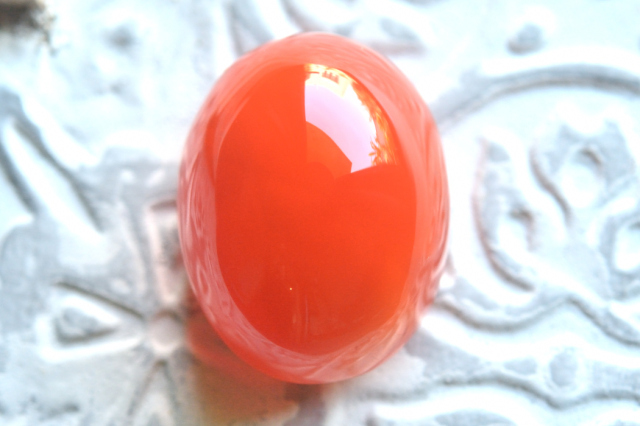 カーネリアン【19】ルース・カボション　（19.5×15mm）